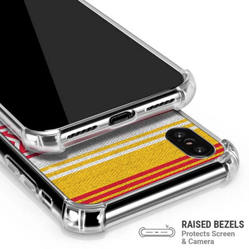 NFL Kansas City Chiefs Trailblazer iPhone XS Max Clear Case